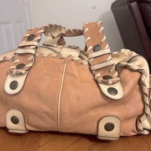 CHLOE SILVERADO VINTAGE AUTHENTIC HANDBAG BROWN/ TAN EXCELLENT CONDITION!